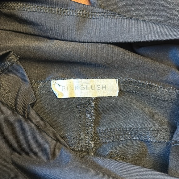 2 piece Pink Blush and Motherhood Maternity Bundle Lot Jeans size 26 shirt small - Picture 4 of 7